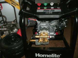 HOMELITE UT80546 212CC 2.5GPM 3000PSI GAS POWER WASHER  