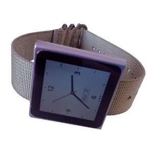  Gray / Grey Apple iPod Nano Watch Band   Nylon Strap for 