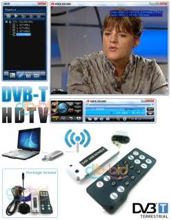 USB 2.0 Digital DVB T HDTV TV Tuner Recorder & Receiver  