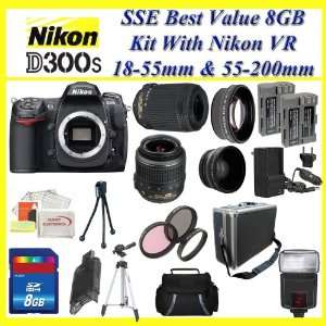  Nikon 18 55mm and Nikon 55 200mm Vr Lens Kit Including 3 Extra Lens 