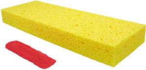 Quickie 0272 Pro Jumbo, Sponge Mop Refill, Case of 5  
