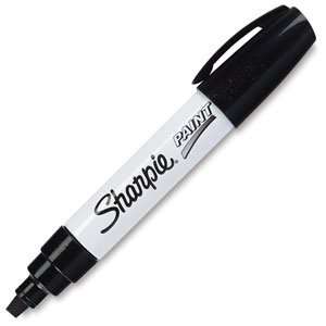  Sharpie Oil Based Paint Markers   Black, Bold Point Arts 