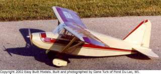 STINSON VOYAGER Electric RC Model Airplane Kit Easy Built Made in USA 