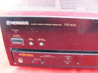 You are viewing a used Pioneer VSX 406 Audio Video Stereo Receiver