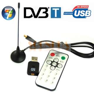 Mini USB Digital DVB T HDTV TV Tuner Recorder Receiver  