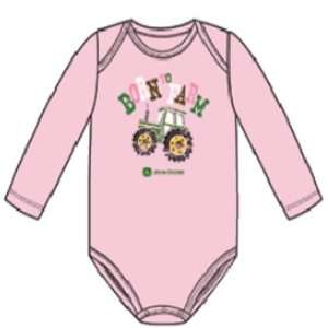  Infant Pink Born to Farm Onesie Baby