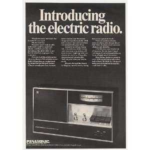  1968 Panasonic Model RE 6250 Electric Radio Print Ad