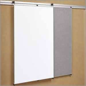 Tactics Plus Track Mounted Fabric Tackable Panel/Writing Surface Track 