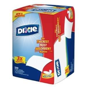  Dixie White Paper Napkins   1200 Ct. 