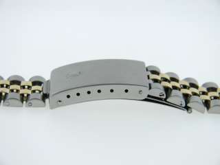 Authentic Mens Rolex Stainless & 18K Jubilee Band Bracelet   20mm 
