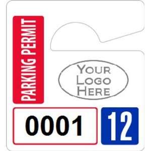  Plastic ToughTags Parking Permit Mini Template ValueTag, 2 