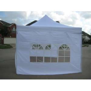  10x15 Pop up 4 Wall Canopy Party Tent Gazebo Set Ez White 