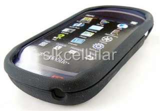   Mobile Samsung Gravity Touch/T T669 Black Silicone Gel Case  