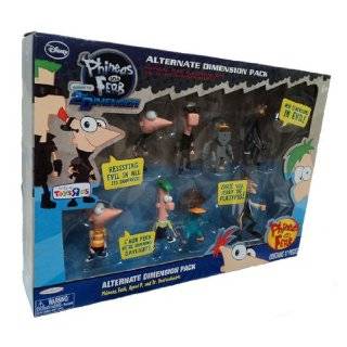  Disney Phineas and Ferb 2Pack Figure Set Agent P Candace 