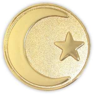  Religious Pin   Islam Crescent Moon and Star Pin Jewelry