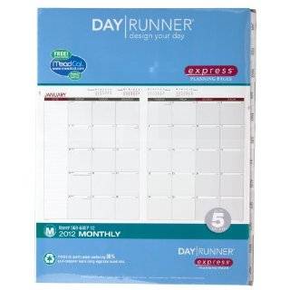 Day Runner Express Recycled Planning Pages, 8 1/2 x 11 Inches, 2012 