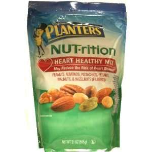Planters NUT rition Heart Healthy Mix 21oz  Grocery 