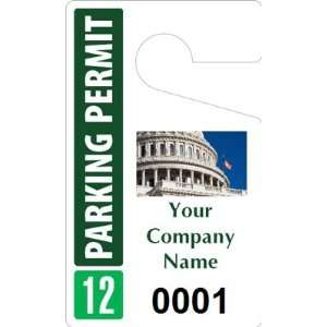  Plastic ToughTags for Patriotic Parking Permits ToughTag 