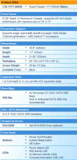 New Supermicro 1U 4 Bay SAS SATA Server Case  