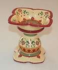 PartyLite Bohemian Spice 2pc Candle Holder & Plate Set 