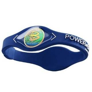 Power Balance Bracelet Navy Blue/ White Letters Size Small by Power 