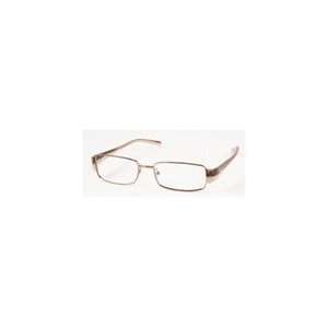  PRADA VPR 73H 766 101 CLEAR BROWN TORTOISE METAL EYEGLASSES 