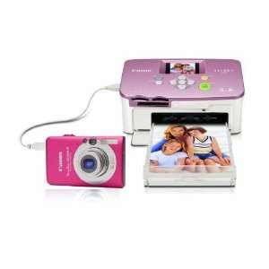   LCD (Red/Pink) with Selphy CP760 Photo Printer (Pink)