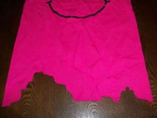 Punk Rock Pink Tee Smiley Star Abbey Dawn Shirt Size L  