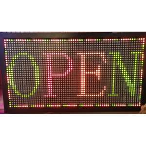  Multi Color LED Programmable Sign,approx 21x 12, dept 2 
