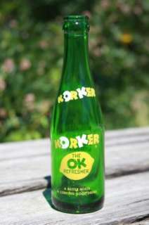 Koker ACL Soda Bottle Virginia Dare Co. Green 8 7oz.  