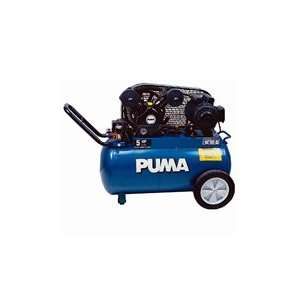 Puma 2 HP 20 Gallon (Belt Drive) Dual Voltage Cast Iron Air Compressor 