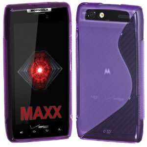   Soft TPU Case for Motorola DROID RAZR MAXX, XT912 Verizon   Purple