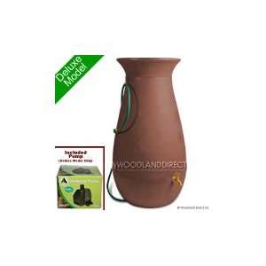  Cascata Rain Barrel Deluxe Chocolate   65 Gallons Patio 