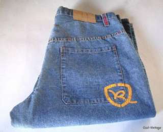 Genuine ROCAWEAR authentic MENS 38 x 32 Relaxed Hip Hop Denim Blue 