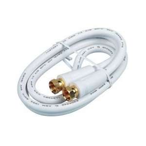  VH603WH 3 Foot Digital RG6 Coaxial Cable in White Color 