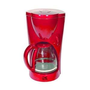    Kalorik Metallic Red 10 Cup Coffee Maker CM 17408