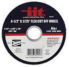 IIT 80258 4 1/2 x 1/25 Flex Metal Cut Off Wheel (10P