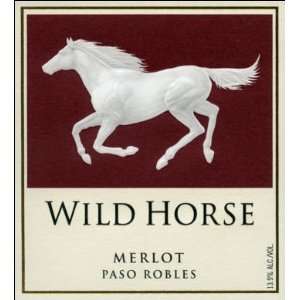  2008 Wild Horse Paso Robles Merlot 750ml Grocery 