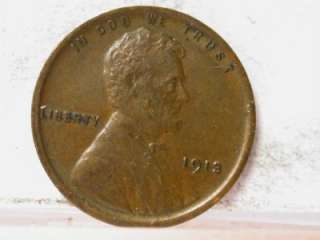 1913 AU LINCOLN SMALL CENT ~99c NR~ ID#Z47  