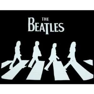  The Beatles Abbey Road Silhouette Fleece Throw Blanket 