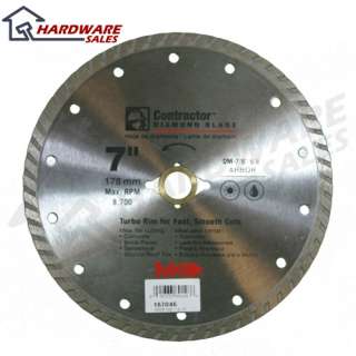 MK Diamond 167046 7 Inch Dry Cutting Turbo Saw Blade  