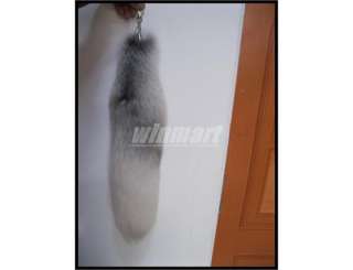 Large Genuine Fox Tail w/ a key chain (Item#E) 15 18  