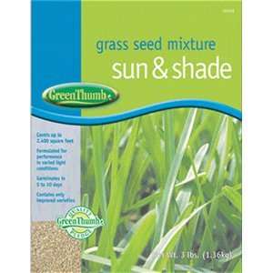   Usa Gt 8Lb Sun/Shade Seed 528206 Grass Seed Patio, Lawn & Garden