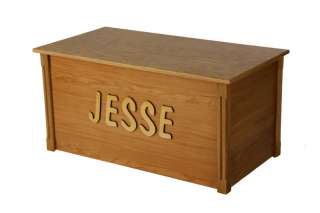 New Solid Wood Toybox Personalized Name Chest Toy Box  