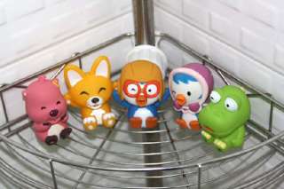 Animation Pororo & His Friends Figure Bath Toys Set   B  
