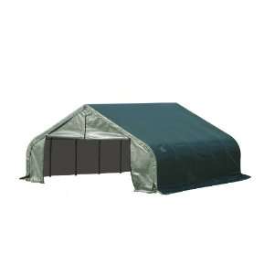  ShelterLogic 78641 Green 22x24x10 Peak Style Shelter 