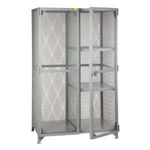   All Welded Storage Locker w/ Two Half Shelves (48 W x 30 D x 76 H