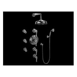  Graff Thermostatic Shower Set W/ Body Sprays & Handshower 