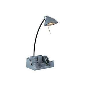    20154SILV Fanti 1 Light Silver Organizer Desk Lamp