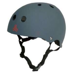   Rubber Mens Skateboard Helmet   Small   Gunmetal